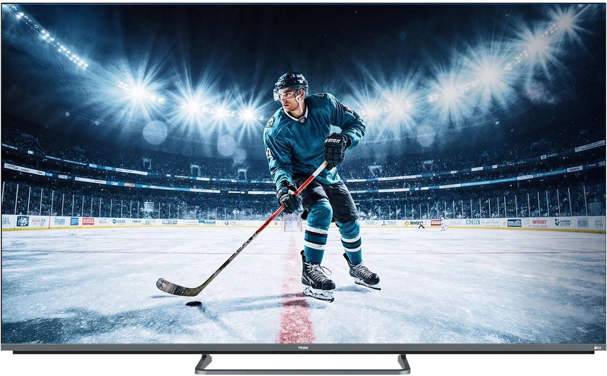 Изображение Телевизор Haier 65 MINILED M4 65" HDR, 4K Ultra HD Smart TV серебристый