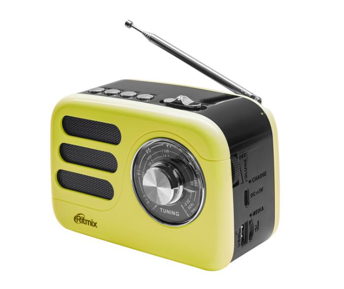 Изображение Радиоприемник Ritmix RPR-033 LEMON лимонный