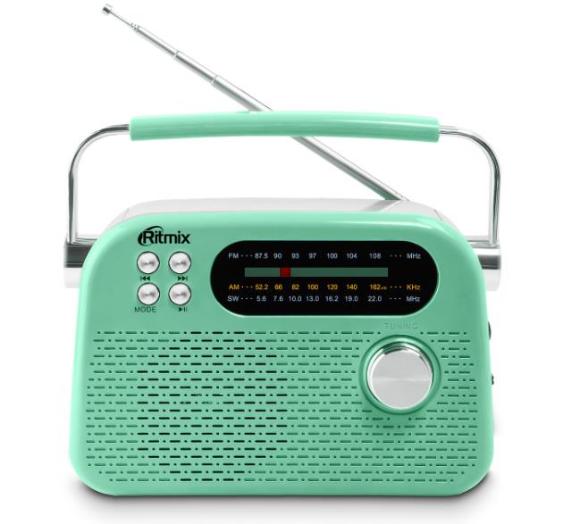 Изображение Радиоприемник Ritmix RPR-045 MINT мятный