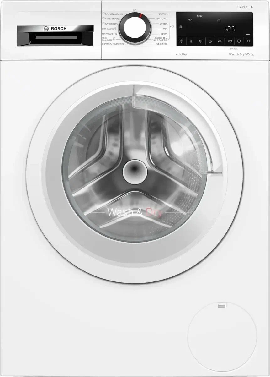 Изображение Стиральная машина Bosch WNA144VLSN, белый (фронтальная, 9 кг, 1400 об/мин )