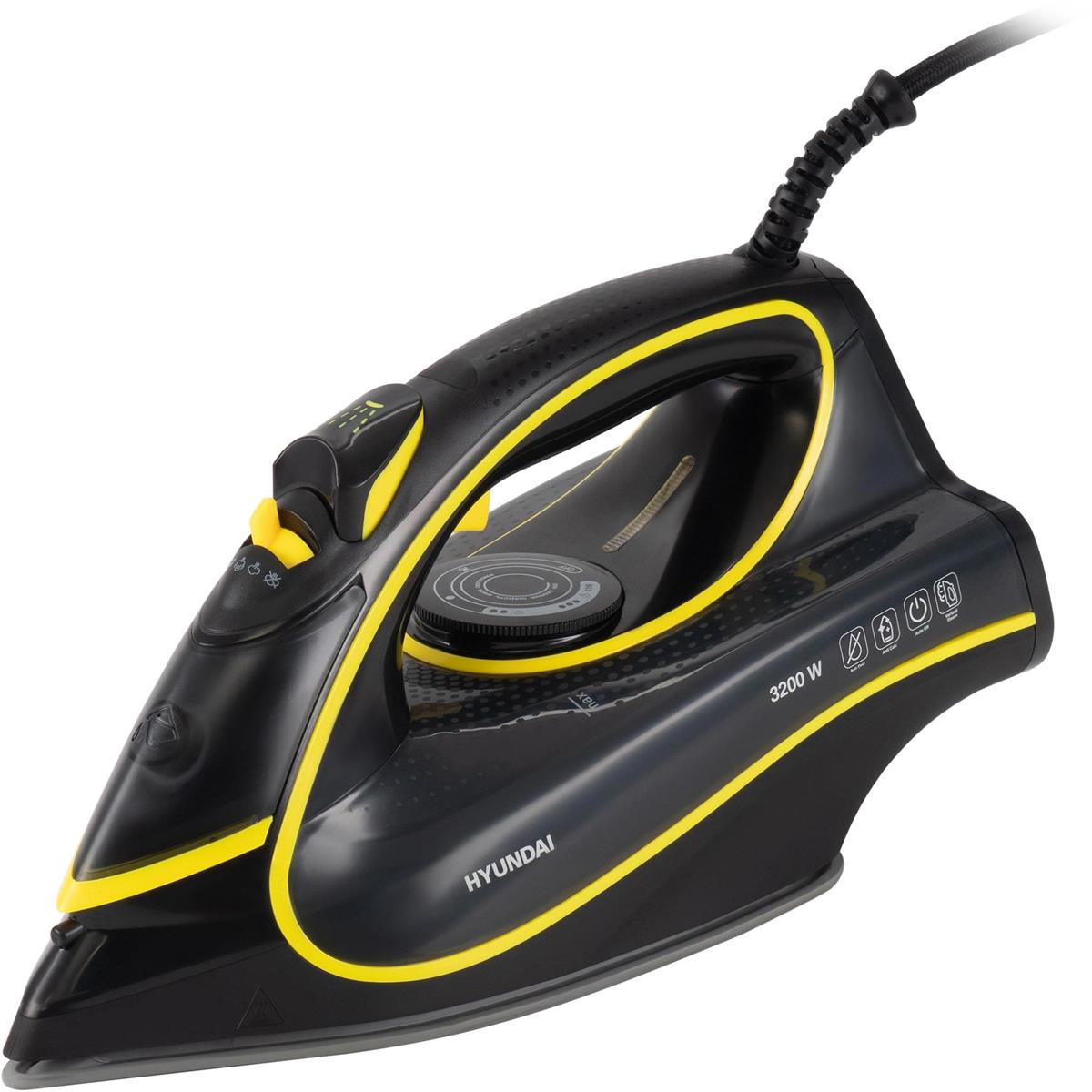 Изображение Утюг Hyundai H-SI01560 (3200 Вт/желтый, черный)