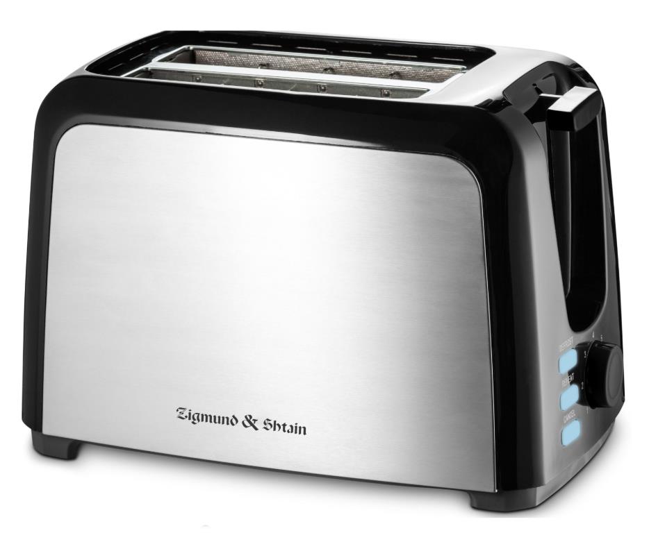 Изображение Тостер Zigmund & Shtain Kuchen-Meister ST-89 (900 Вт  черный, стальной)