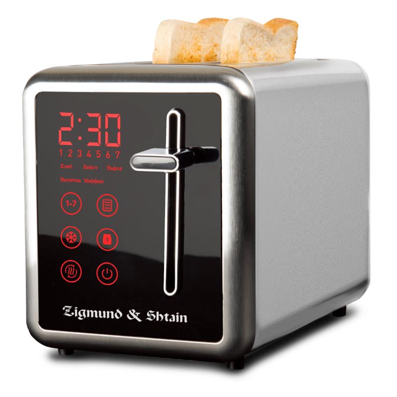Изображение Тостер Zigmund & Shtain Kuchen-Meister ST-100 (1000 Вт  стальной)