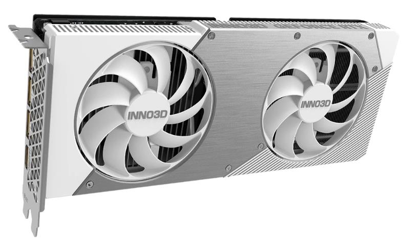 Изображение Видеокарта Inno3D NVIDIA GeForce RTX 5060 Twin X2 OC White 8Gb 8 Гб (GeForce RTX 5060, GDDR7)/(N50602-08D7X-195070W)