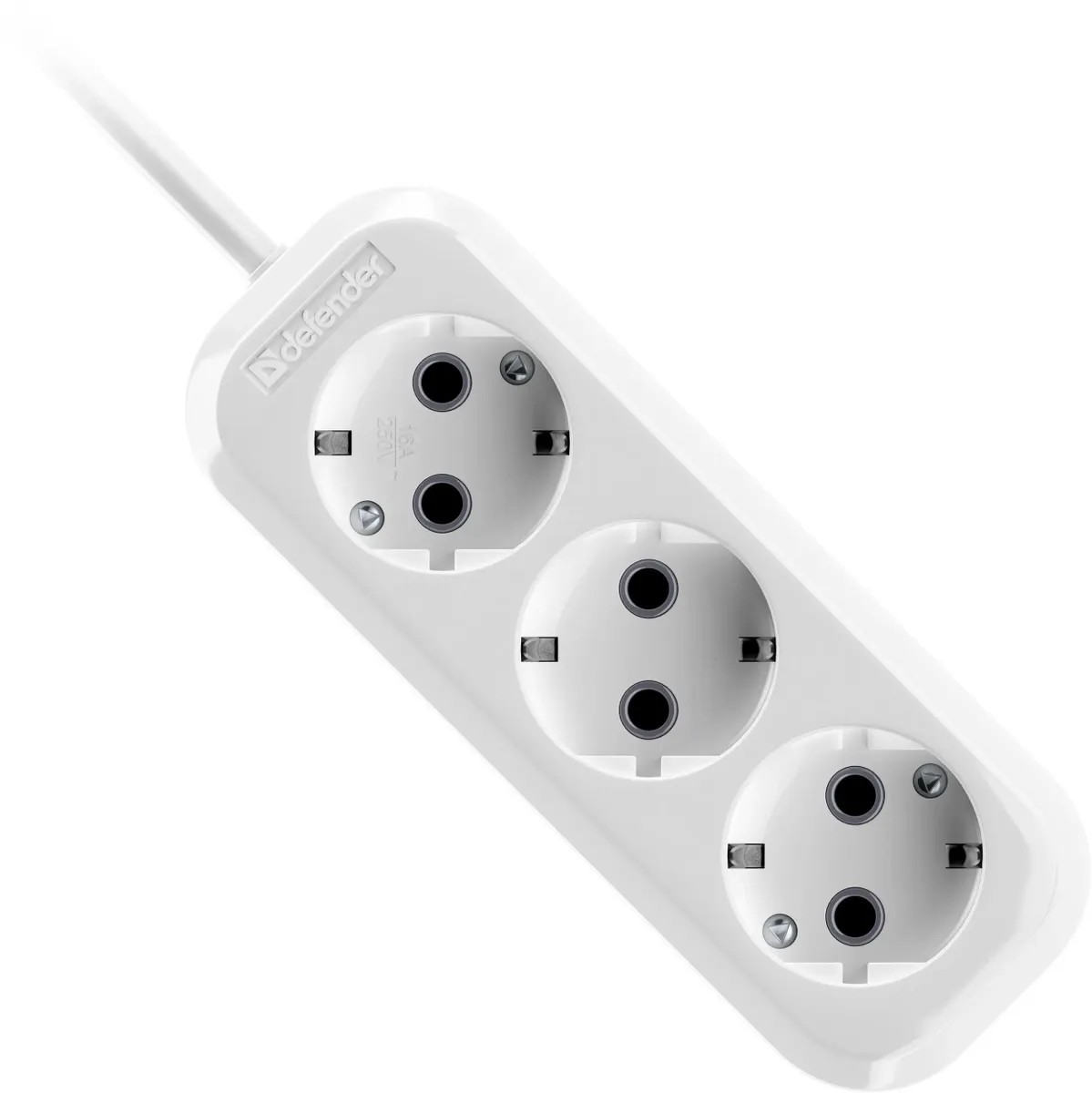 Изображение Сетевой фильтр Defender R330 7 м, белый