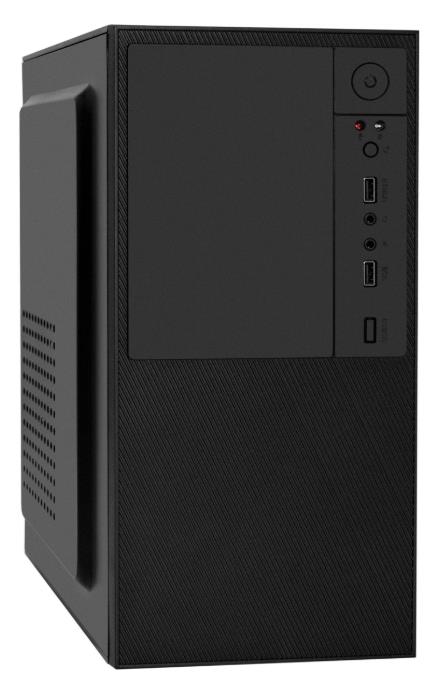 Изображение Корпус ExeGate BAA-308 Black (mATX, Mini-ITX, черный, без БП)/(EX297993RUS)