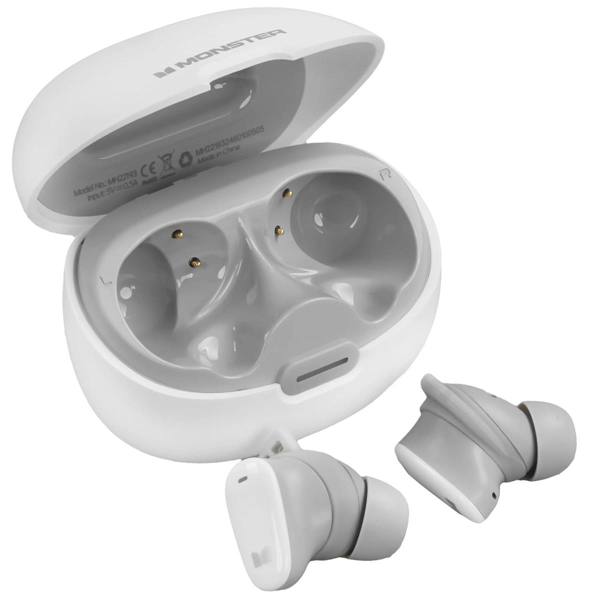 Изображение Bluetooth-гарнитура/наушники Monster N-Lite 206 (MH22193) (белый)