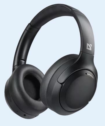 Изображение Bluetooth-гарнитура/наушники Defender FreeMotion B677 (черный)