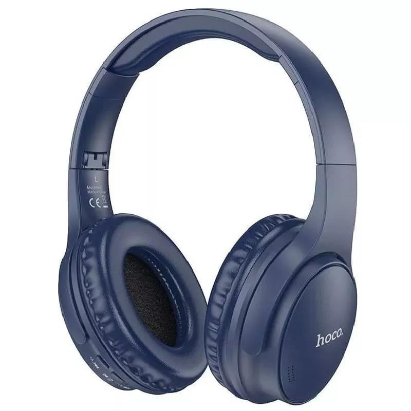 Изображение Bluetooth-гарнитура/наушники Hoco W40 Blue (синий)