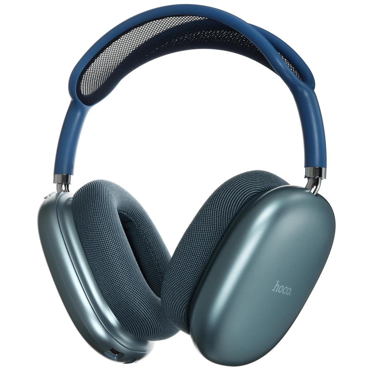 Изображение Bluetooth-гарнитура/наушники Hoco W55 Sky Blue (голубой)