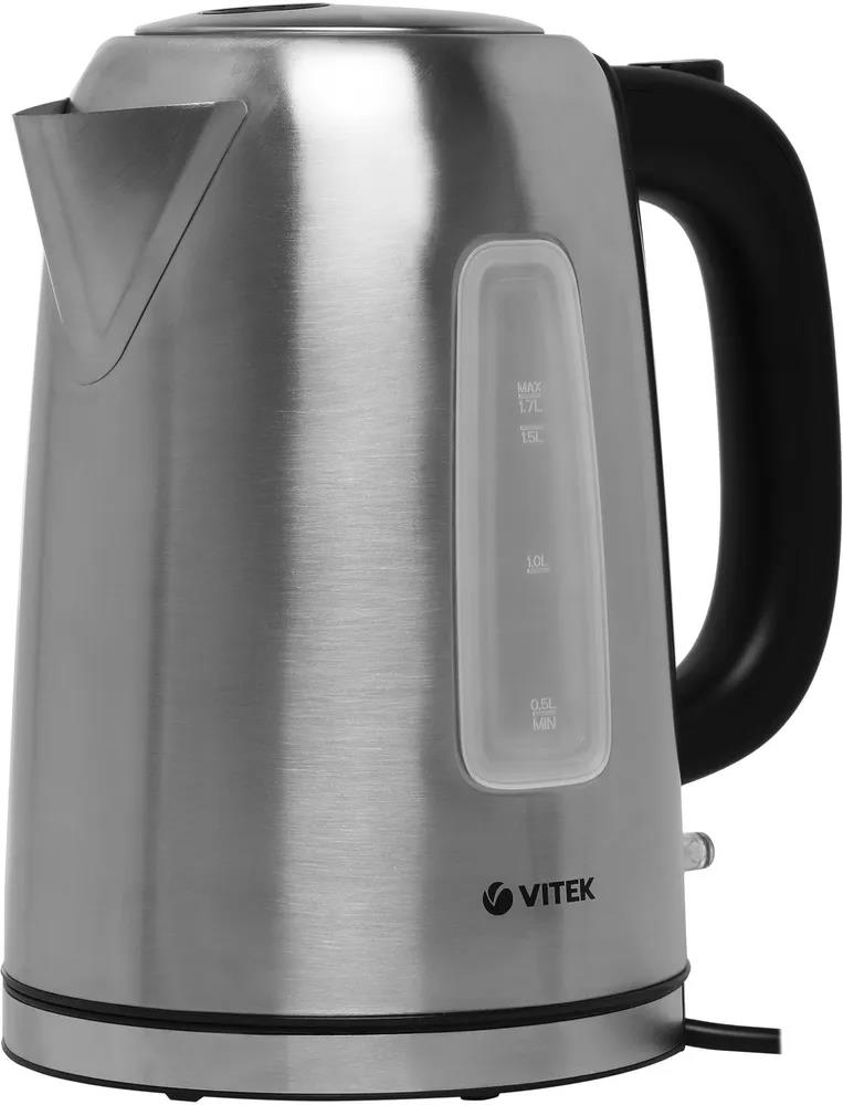 Изображение Электрический чайник VITEK VT-1137 (2200 Вт/1,7 л /металл/серебристый)