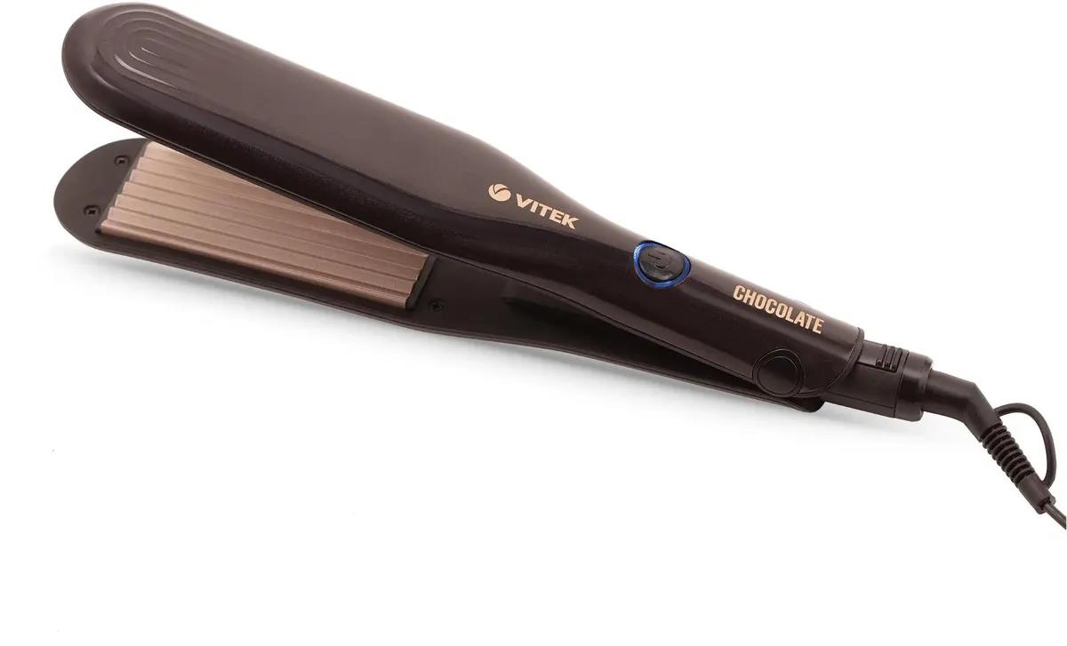 Изображение Щипцы для волос VITEK Chocolate VT-2502 (62 Вт /220 °C/Керамико-турмалиновое)
