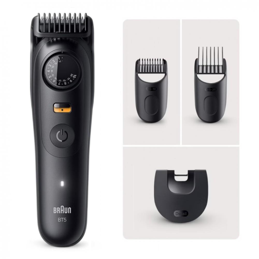 Изображение Триммер бороды и усов Braun BT5520, серый