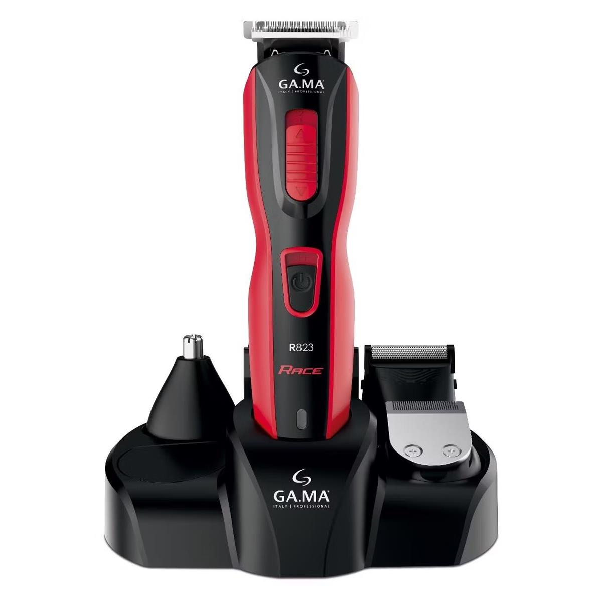 Изображение Машинка для стрижки  GA.MA R823 - HF (GM4785), красный, черный