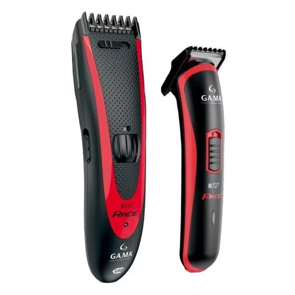 Изображение Набор для стрижки  GA.MA Машинка R642 - HF + Триммер R727 - HF (GM4782), красный, черный