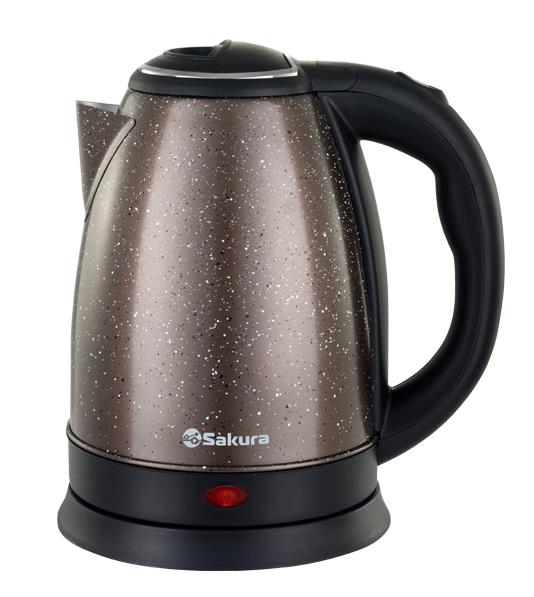 Изображение Электрический чайник Sakura SA-2134DBR (1800 Вт/1,8 л /нержавеющая сталь/бронзовый)