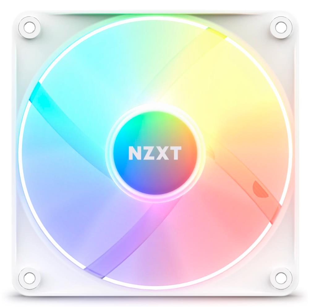 Изображение Вентилятор NZXT F120 RGB Core White (1800 об/мин , 120x120x25 мм,4-pin PWM)