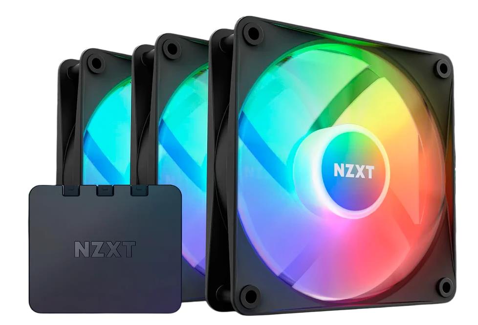 Изображение Вентилятор NZXT F120 RGB Core Black (1800 об/мин , 120x120x25 мм,4-pin PWM)