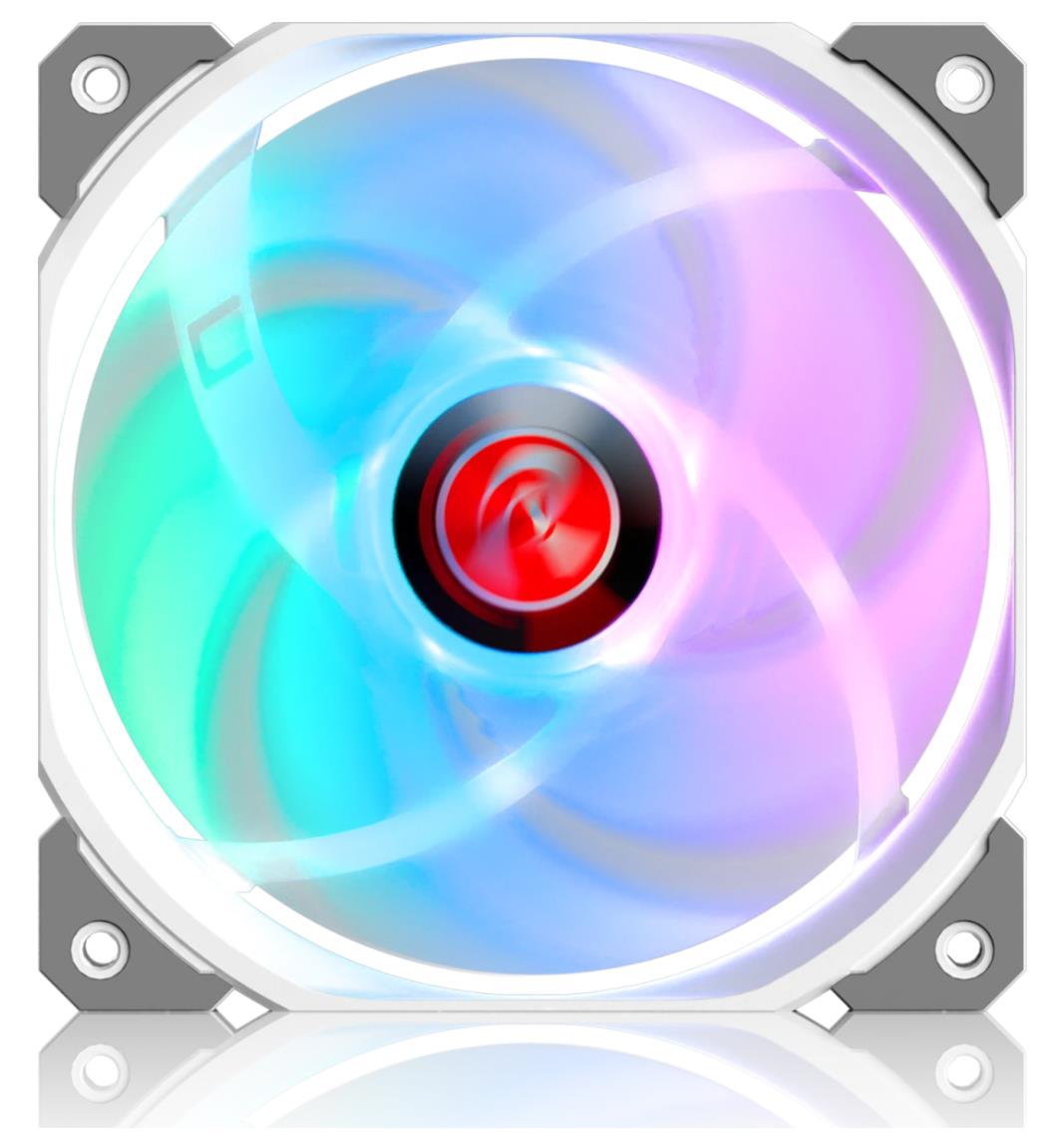 Изображение Вентилятор Raijintek AGERAS 12 ARGB-1 White (2200 об/мин , 120x120x25 мм,4-pin PWM)