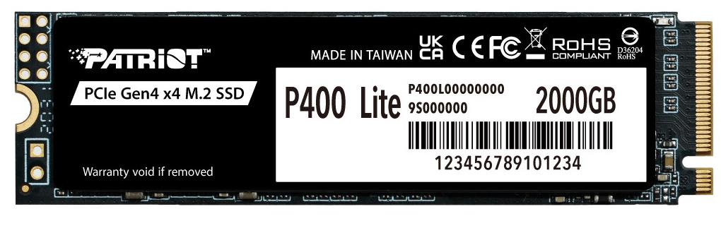 Изображение SSD диск Patriot P400 Lite 2000 Гб 2280 (P400LP2KGM28H)