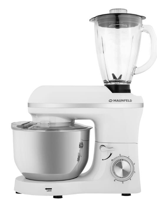 Изображение Кухонный комбайн MAUNFELD MF-435WH PRO (5,5 л /1400 Вт /белый)
