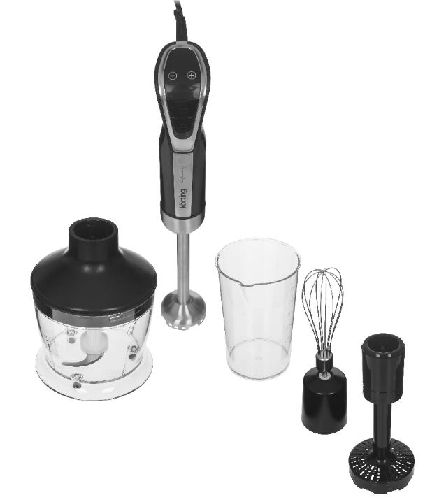 Изображение Блендер Korting KHB 0304 Infinity (погружной/1200 Вт/черный)