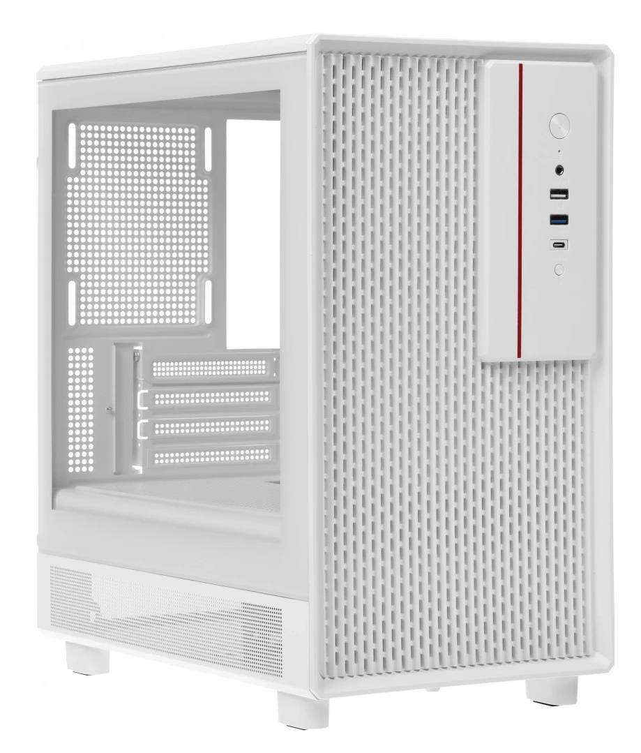 Изображение Корпус Accord M3301 White (mATX, Mini-ITX, белый, без БП)/(ACC-M3301W)