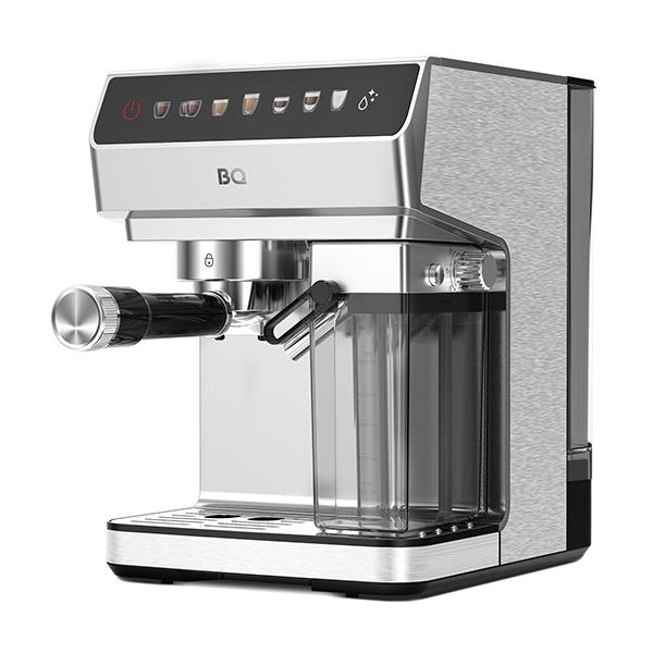 Изображение Кофеварка BQ CM7004 стальной (рожковая/1,6 л /1450 Вт )