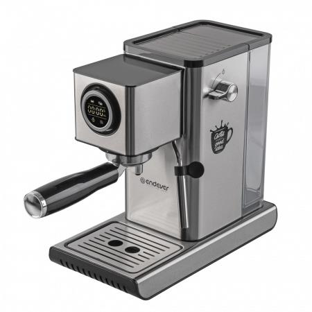 Изображение Кофеварка Endever Costa-1090 стальной (рожковая//1400 Вт )