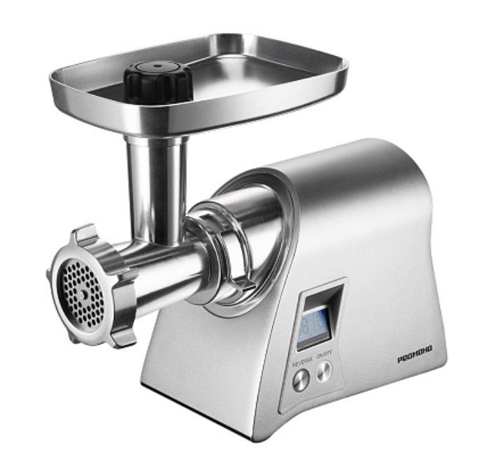 Изображение Мясорубка REDMOND MG501 (2100 Вт /2,5 кг/мин/металлик)