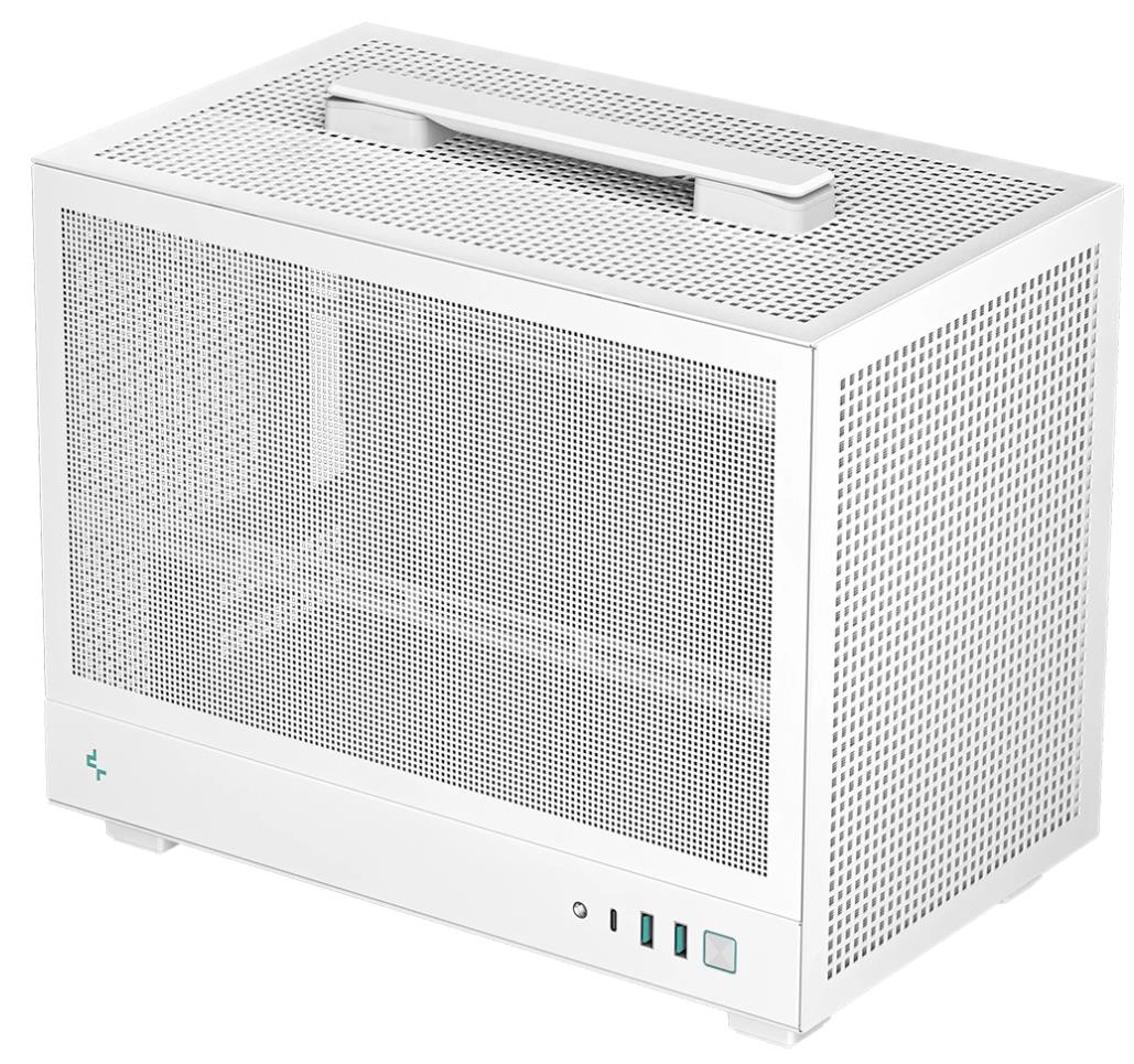 Изображение Корпус Deepcool CH160 MESH White (Mini-ITX, белый, без БП)/(CH160 MESH WH)