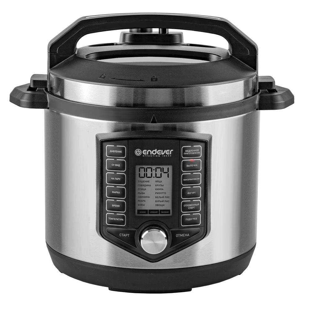 Изображение Мультиварка Endever Vita-131 (1200 Вт/6 л /черный, стальной)
