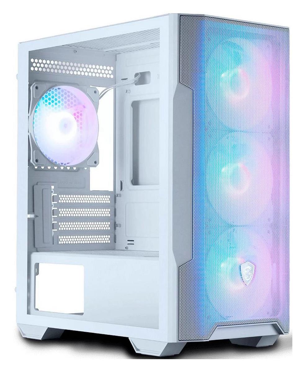 Изображение Корпус MSI MAG FORGE M100R White (mATX, Mini-ITX, белый, без БП)/(306-7G20W21-HH9)