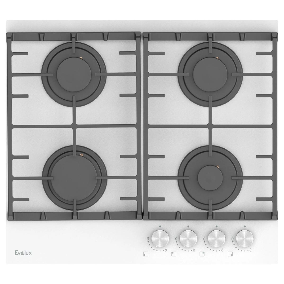 Изображение Варочная панель Evelux HEG 600 WG (белый)