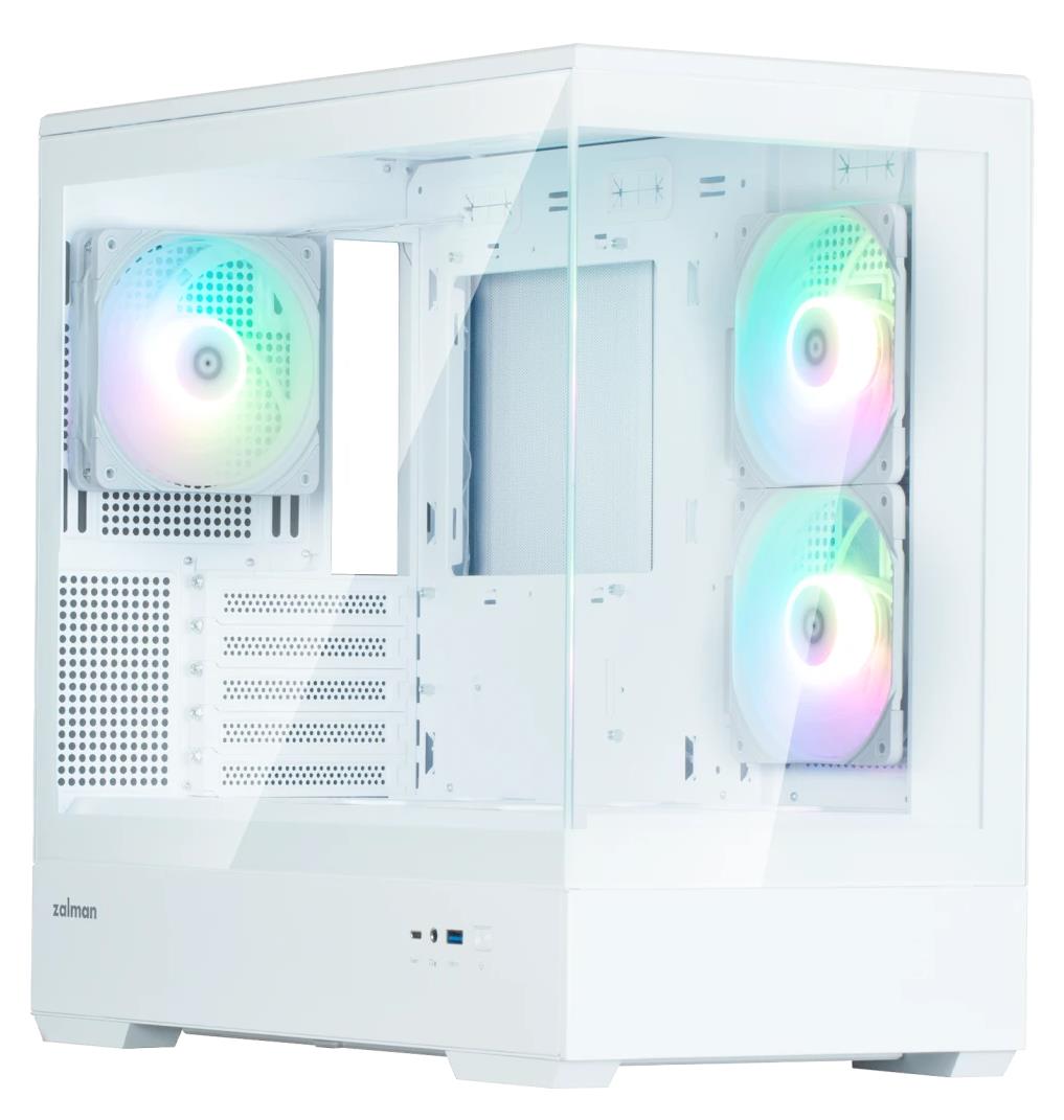 Изображение Корпус Zalman P30 V2 White (mATX, Mini-ITX, белый, без БП)/(P30 White V2)