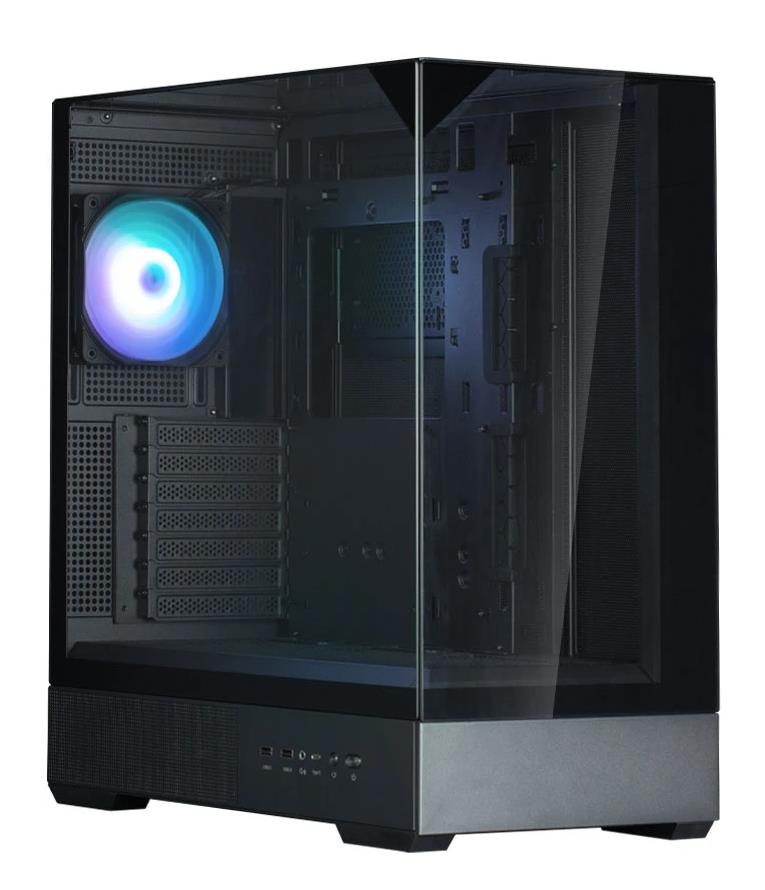 Изображение Корпус Zalman P40 Prism Black (mATX, ATX, Mini-ITX, черный, без БП)/(P40 Prism Black)
