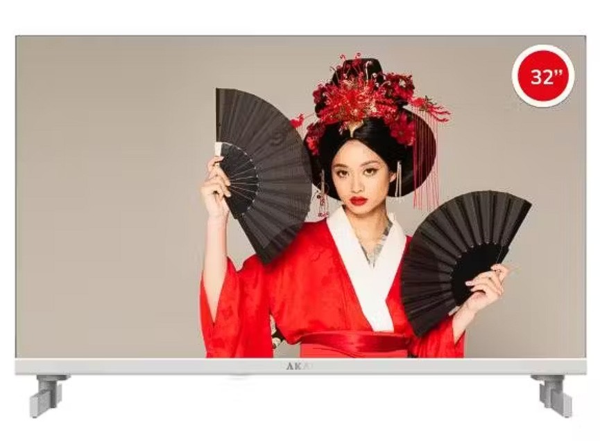 Изображение Телевизор Akai TA32BH502 32" 720p HD Smart TV белый