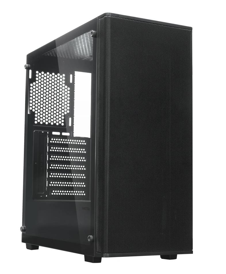 Изображение Корпус XASTRA A300 0F Black (mATX, ATX, Mini-ITX, черный, без БП)/(A300-0F)
