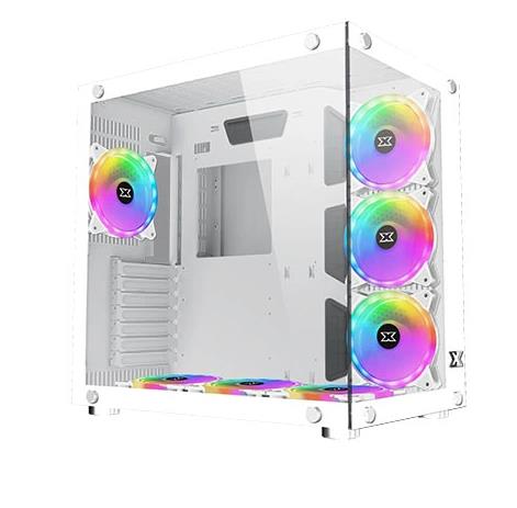 Изображение Корпус Xigmatek Aquarius Plus Arctic (mATX, ATX, Mini-ITX, белый, без БП)/(EN46430)