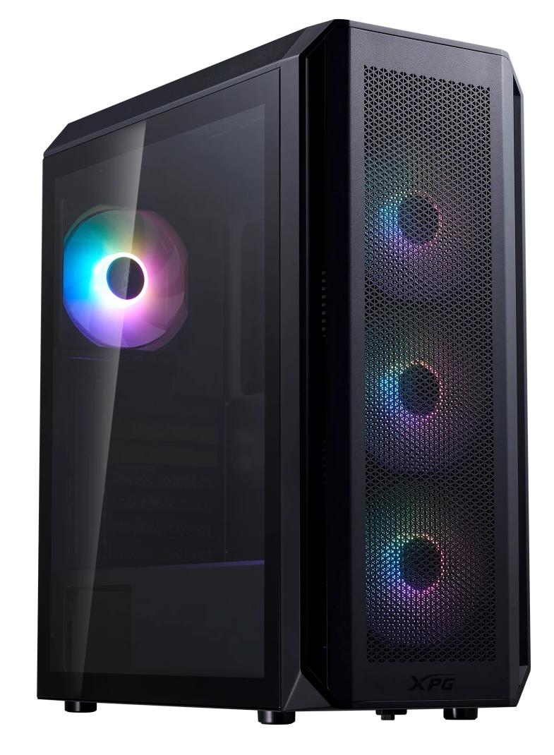 Изображение Корпус ADATA XPG VALOR AIR PLUS Black (mATX, ATX, Mini-ITX, черный, без БП)/(VALORAIRPLUSMTA-BKCWW)