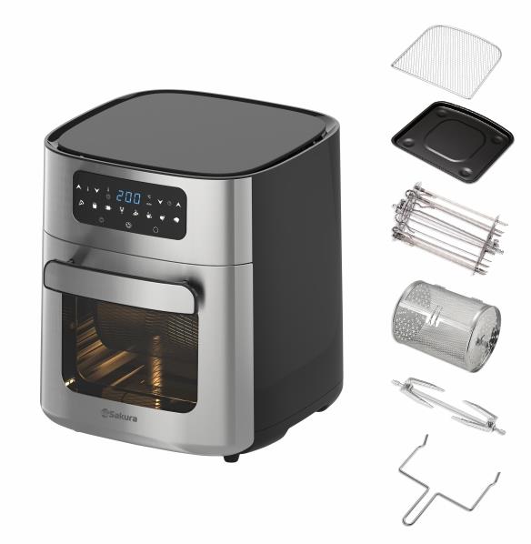 Изображение Аэрогриль Sakura SA-7686 (1700 Вт /12 л )