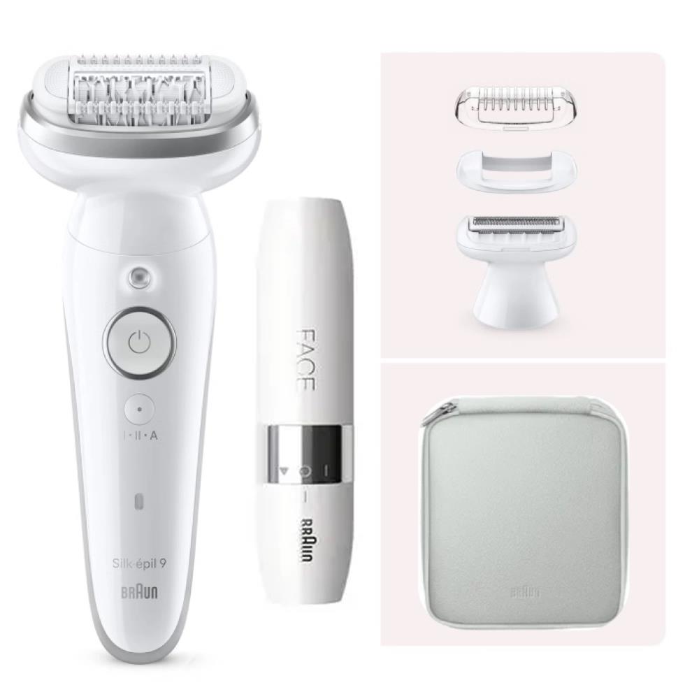 Изображение Эпилятор Braun Silk-epil 9 SES 9-341 белый (от аккумулятора)