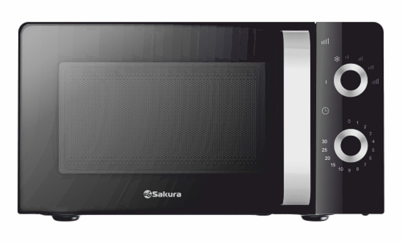 Изображение Микроволновая печь Sakura SA-7056BK (700 Вт  20 л    черный)