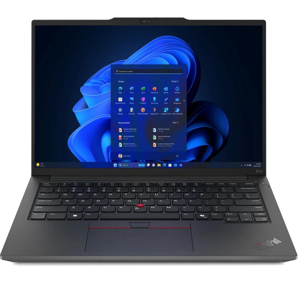 Изображение Ноутбук Lenovo ThinkPad E14 Gen 6 (Intel 125H 1200 МГц/ SSD 512 ГБ  /RAM 8 ГБ/ 14" 1920x1200/VGA встроенная/ Windows 11 Pro) (21M7S12000_Win11P)