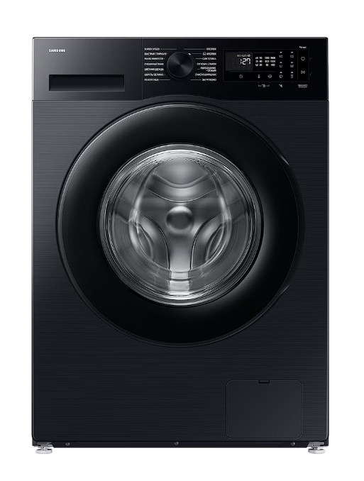 Изображение Стиральная машина Samsung WW90DG5U34ABLP, черный (фронтальная, 9 кг, 1400 об/мин )