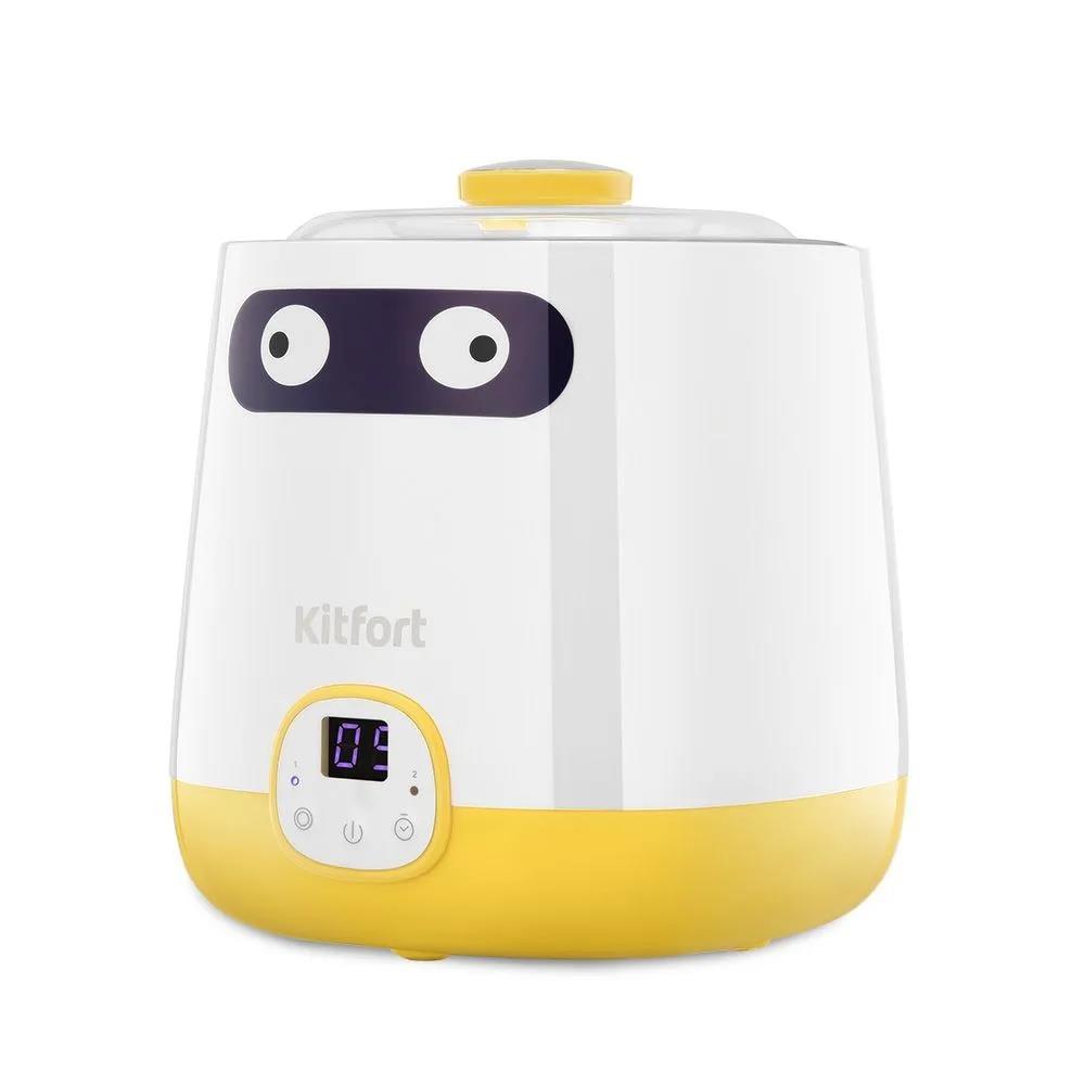 Изображение Йогуртница Kitfort КТ-6407 (белый, желтый)