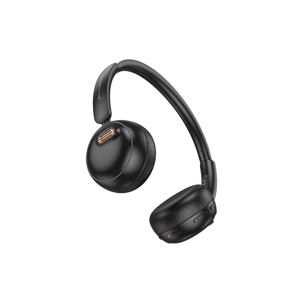 Изображение Bluetooth-гарнитура/наушники Hoco (6942007648127) W62 (черный)