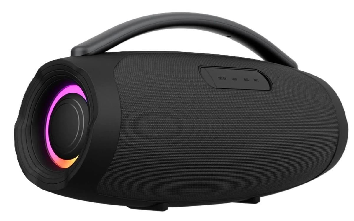 Изображение Портативная акустика Ural Молния Тренд 180W 1.1 BT/3.5Jack/USB-C 10м 4500mAh (без.бат) (УРАЛ МОЛНИЯ ТРЕНД) (180 Вт   черный)