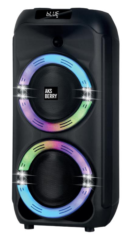 Изображение Портативная акустика Aksberry (6900305500011) AS-32 PulseBa (40 Вт   черный)