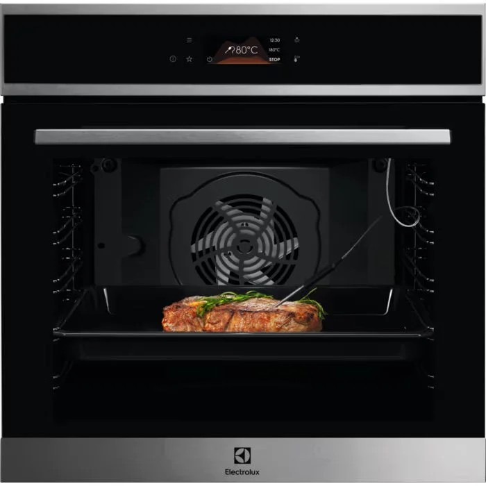 Изображение Духовой шкаф Electrolux LOE8P39X (72 л , чёрный, нержавеющая сталь)